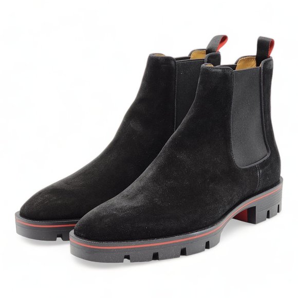 Christian Louboutin Alpinosol Boots Suede Leather - Picture 1 of 10